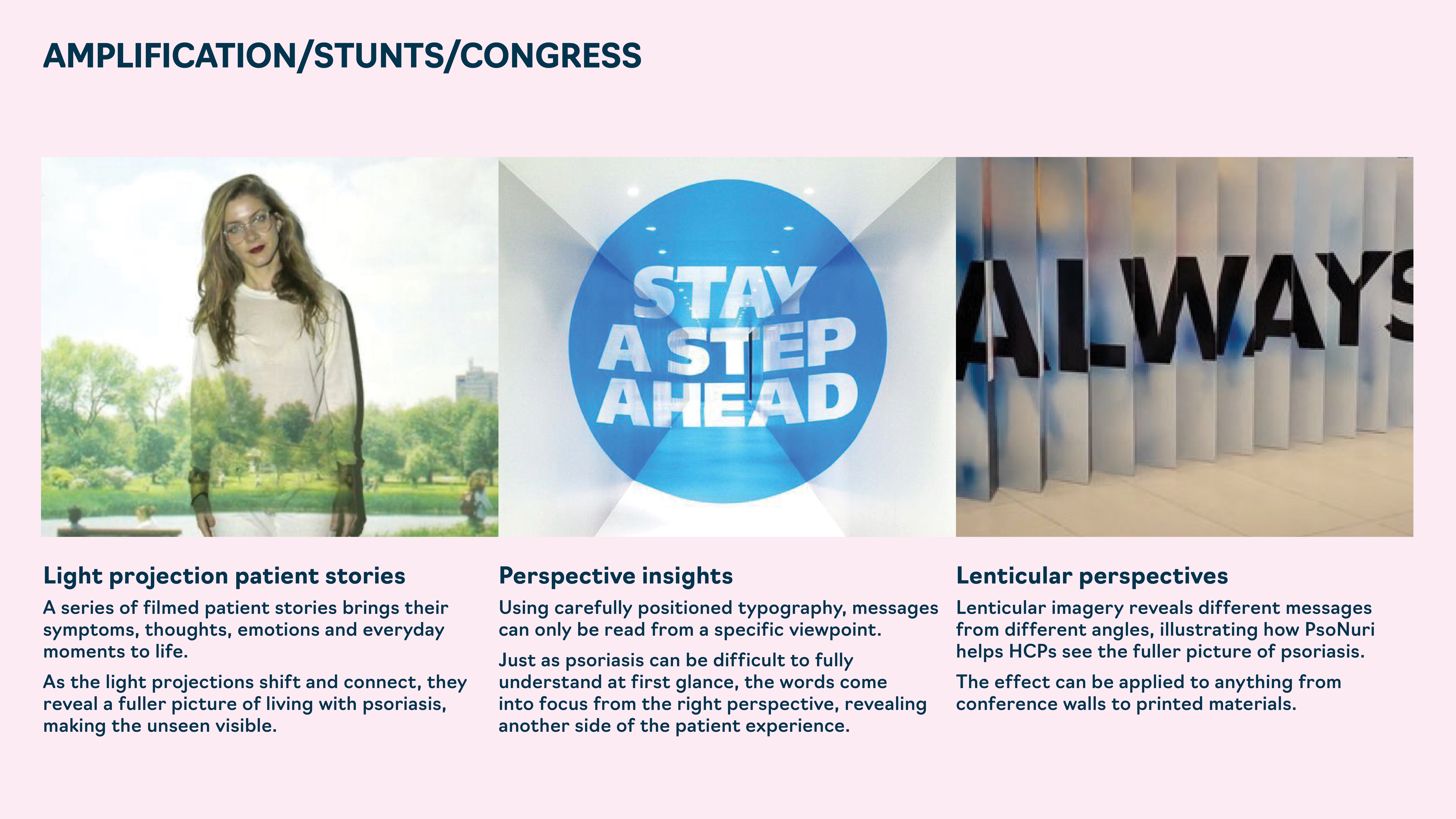 Beyond the campaign: Amplification, stunts and congress.